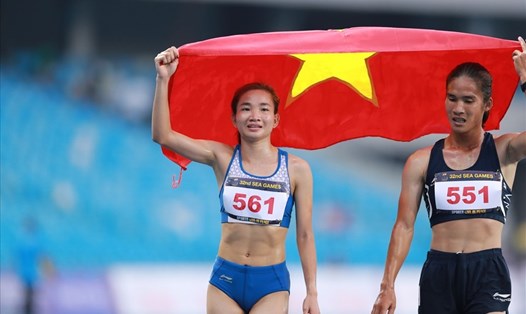 Đoàn thể thao Việt Nam đã có 39 huy chương vàng tại SEA Games 32. Ảnh: Thanh Vũ.
