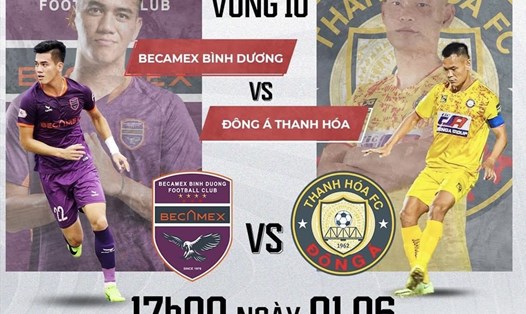Bình Dương tiếp đón Thanh Hoá tại vòng 10 V.League 2023. Ảnh: FPT Play