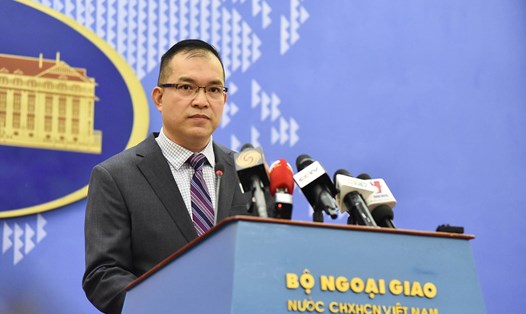 Ông Nguyễn Đức Thắng - Phó phát ngôn Bộ Ngoại giao Việt Nam. Ảnh: Nhật Hạ