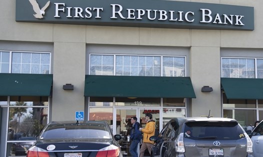 First Republic Bank là ngân hàng thứ ba của Mỹ phá sản trong năm nay. Ảnh: Xinhua