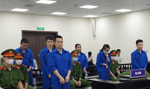 Phiên toà xét xử trùm ma tuý Nguyễn Văn Cường và đồng phạm. Ảnh: Quang Việt