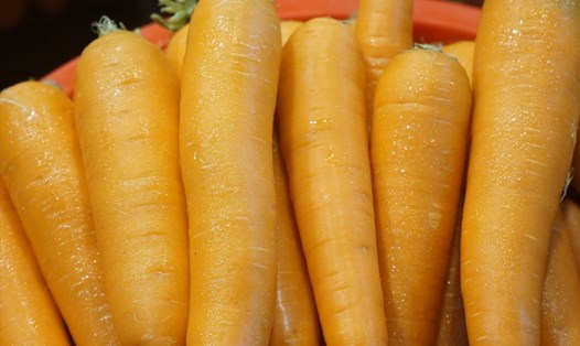 Cà rốt có GI khoảng 40 và cũng chứa nhiều chất xơ. Ảnh: Thanh Thanh 