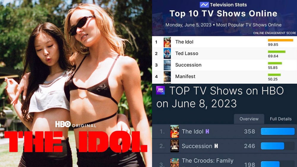 Jennie Blackpink thu hút ở The Idol. Ảnh: Allkpop.