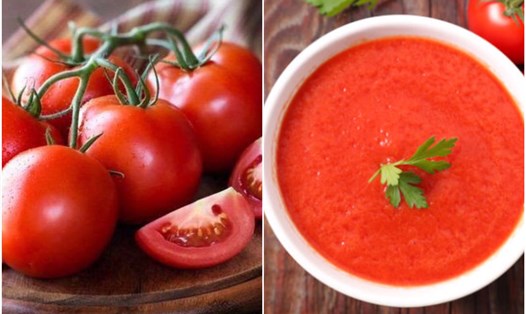 Súp cà chua không chỉ tốt cho sức khỏe, tạo cảm giác thoải mái, mà còn có mức đường huyết thấp. Đồ họa: Thanh Thanh