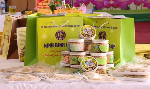 Một số sản phẩm OCOP của Ninh Bình. Ảnh Nguyễn Trường