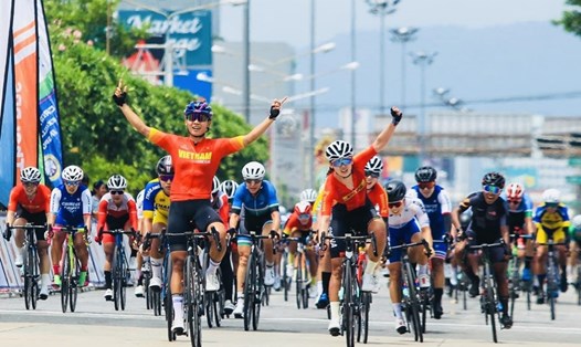 Nguyễn Thị Thật có thể giành vé dự Olympic 2024. Ảnh: Thai Cycling