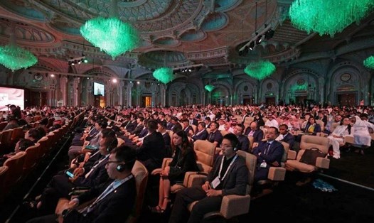 Các doanh nhân Trung Quốc và Arab tham dự Hội nghị doanh nghiệp Trung Quốc - Arab lần thứ 10 tại Riyadh, ngày 11.6.2023. Ảnh: AFP