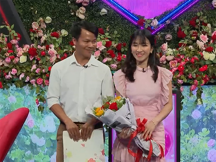 Cặp đôi tại "Bạn muốn hẹn hò". Ảnh: Nhà sản xuất.