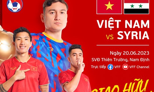 Tuyển Việt Nam thi đấu giao hữu với Syria vào ngày 20.6. Ảnh: VFF