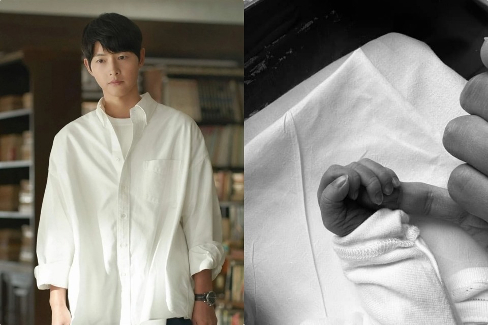 Song Joong Ki đón con trai đầu lòng. Ảnh: Nhà sản xuất.