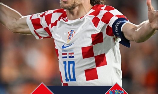 Luka Modric và các đồng đội giành quyền vào chơi chung kết Nations League 2022-2023.  Ảnh: UEFA