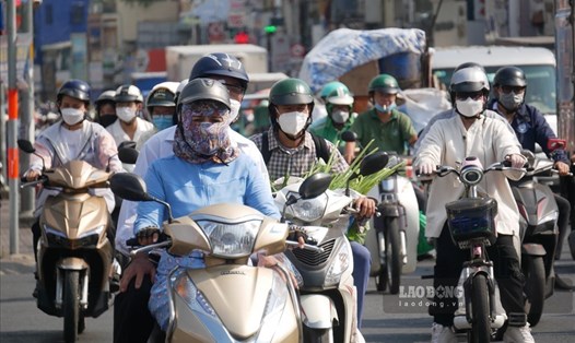Thời tiết tại TP Hồ Chí Minh và Nam Bộ ngày nắng. Ảnh: Chân Phúc