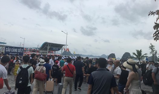 Cảng Ao Tiên trưa 16.6.2023. Ảnh: Nguyễn Hùng