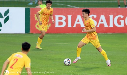 Một số cầu thủ U23 Việt Nam có thể được đôn lên tuyển quốc gia trước trận đấu giao hữu với tuyển Syria. Ảnh: VFF