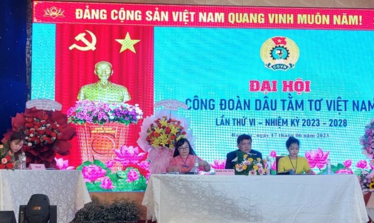 Ngày 17.6, Công đoàn Dâu tằm tơ Việt Nam tổ chức Đại hội VI nhiệm kỳ 2023 – 2028. Ảnh: CĐCS