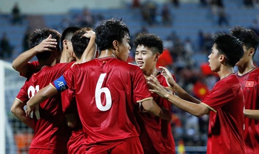 Kết quả trận U17 Việt Nam vs U17 Ấn Độ sẽ ảnh hưởng lớn đến cơ hội đi tiếp của U17 Việt Nam. Ảnh: VFF