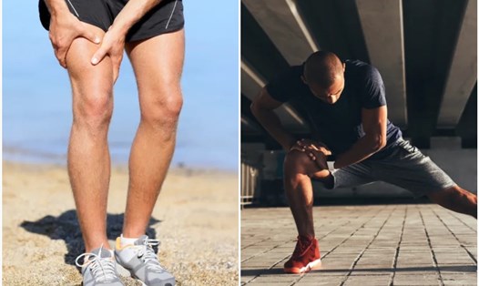Tập luyện chân quá sức có thể dẫn đến mỏi cơ, căng cơ và chấn thương. Đồ họa: Thanh Thanh