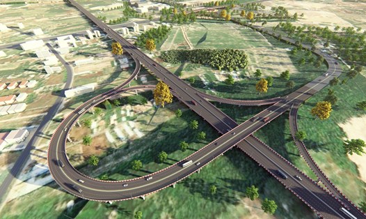 Phối cảnh đường cao tốc Biên Hoà - Vũng Tàu sau khi hoàn thành đưa vào khai thác năm 2026. Ảnh: Hà Anh Chiến