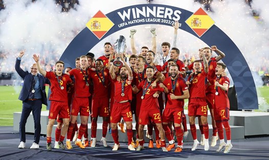 Tây Nha Nha trở thành tân vương của Nations League.  Ảnh: UEFA