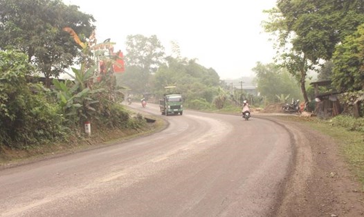 Tuyến Quốc lộ 1B, đoạn qua địa phận xóm La Vương, Thái Nguyên thường xuyên xảy ra tai nạn giao thông. Ảnh: Ảnh Tuyết