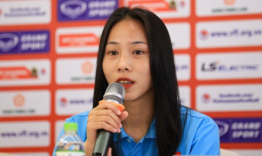 Trung vệ Bảo Trâm sẵn sàng cho vòng loại thứ 2 giải U20 nữ châu Á 2024. Ảnh: Minh Dân