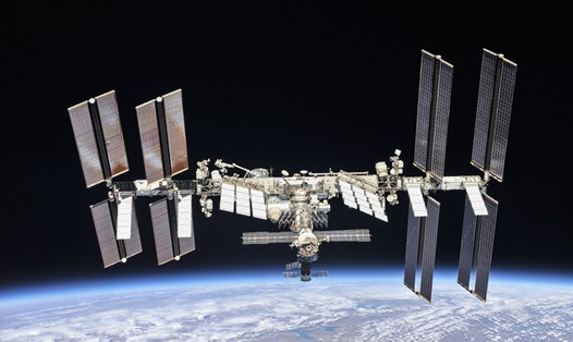 Trạm vũ trụ quốc tế ISS là công trình lớn nhất mà con người từng đưa vào vũ trụ. Ảnh: NASA
