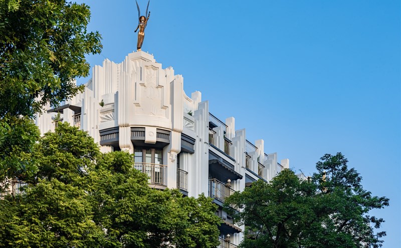 Khách sạn Capella Hanoi trên phố Lê Phụng Hiểu (Hà Nội). Ảnh: Hà