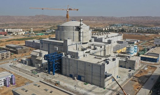 Tổ máy 2 K-2 của nhà máy điện hạt nhân Karachi ở miền nam Pakistan, được xây dựng với sự hỗ trợ của Trung Quốc. Ảnh: Xinhua