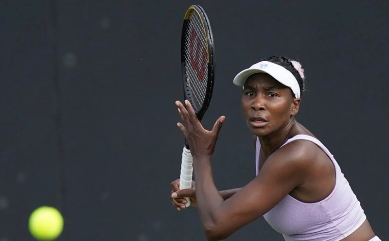 Venus Williams trở lại thi đấu sau chấn thương ở tuổi 44
