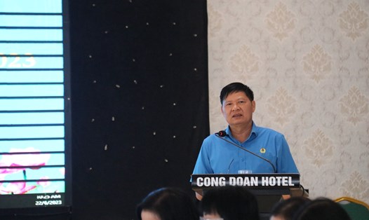 Phó Chủ tịch Tổng Liên đoàn ông Phan Văn Anh khẳng định giải pháp nội tại là những chương trình chăm lo sát thực với đoàn viên. Ảnh: P. Linh