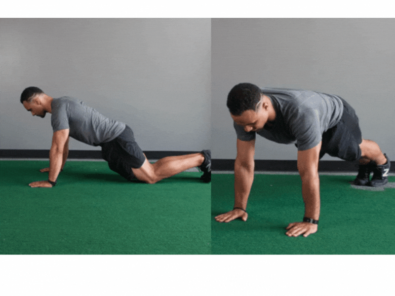 Bài tập chống đẩy có nhiều lợi ích với nam giới. Đồ hoạ: Hạ Mây