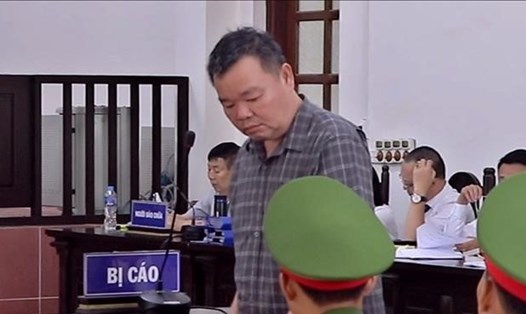 Bị cáo Nguyễn Đồng tại phiên tòa sơ thẩm. Ảnh: Thanh Hải/TTXVN