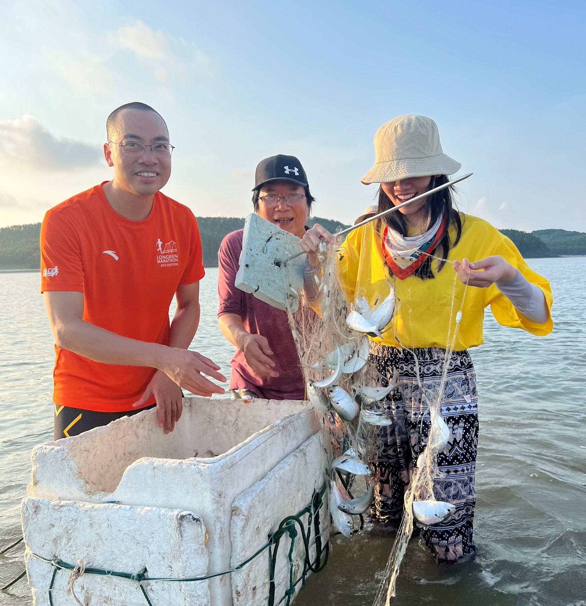 Bội thu. Ảnh do ngư dân Quan Lạn cung cấp