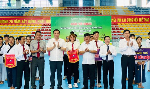 Giải vô địch taekwondo tỉnh Bình Dương diễn ra từ ngày 23-25.6. Ảnh: Sở VHTTDL Bình Dương