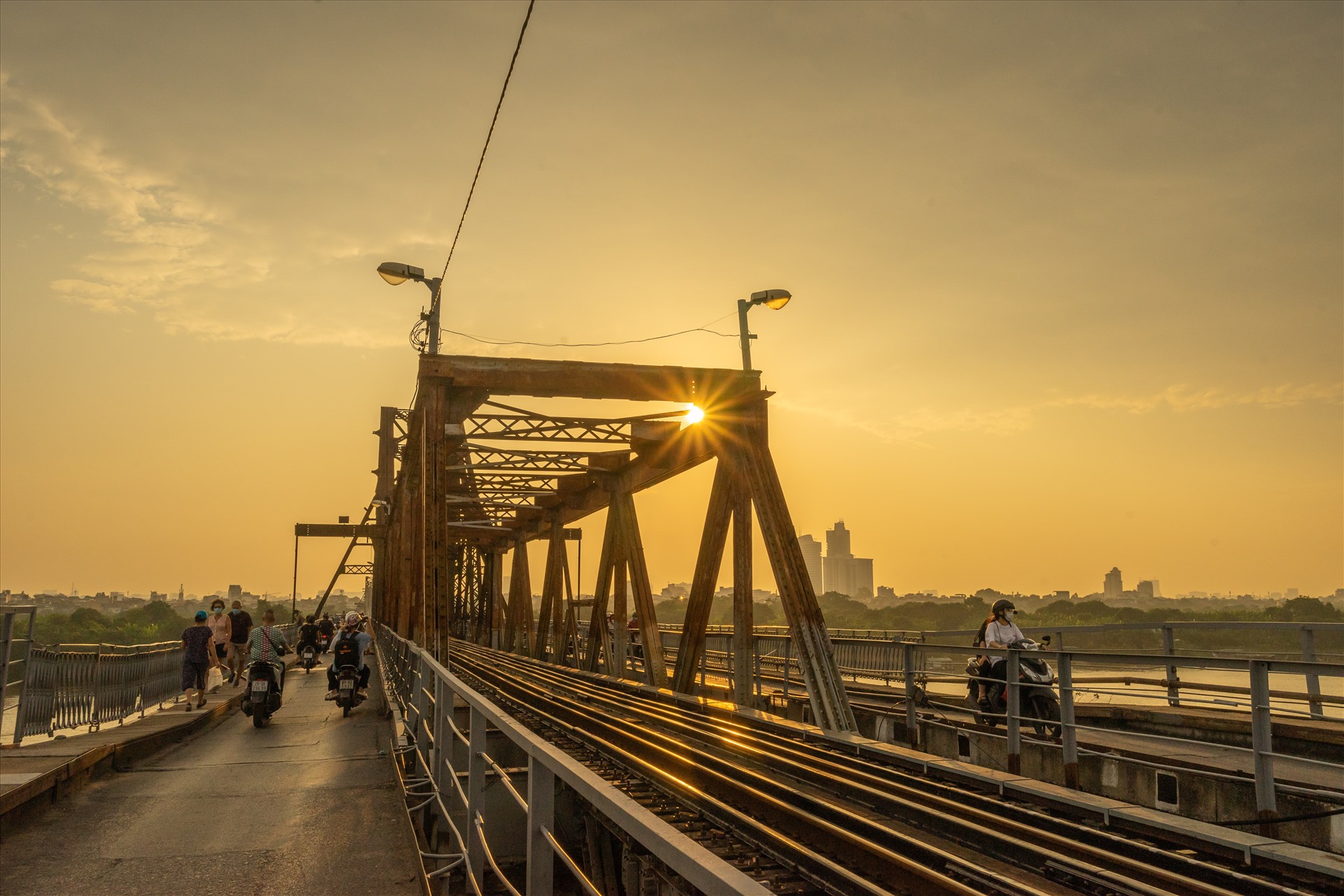 Cầu Long Biên, chứng nhân lịch sử của Hà Nội. Ảnh: Nhân vật cung cấp