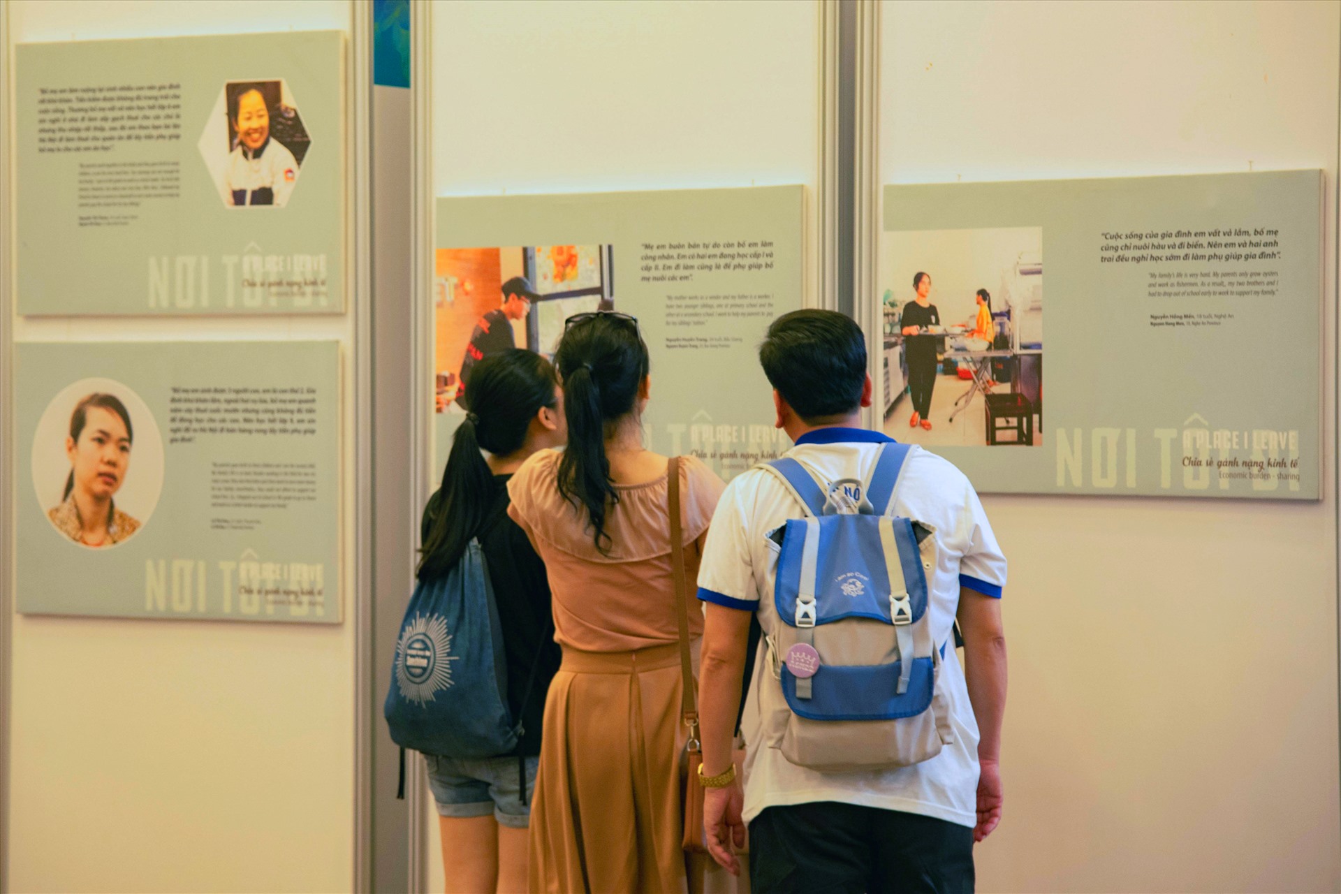 Trong khuôn khổ “Ngày hội Gia đình Việt Nam” diễn ra rất nhiều những hoạt động thú vị, trong đó có triển lãm ảnh “Nơi tôi đến“. Ảnh: Ban tổ chức