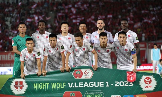 Câu lạc bộ Hải Phòng đón tiếp Đà Nẵng tại vòng 12 V.League 2023. Ảnh: VPF
