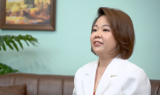 Bà Nguyễn Thuỳ Chi - chuyên gia hoạch định tài chính cá nhân tại FIDT. Ảnh:  Đức Mạnh.