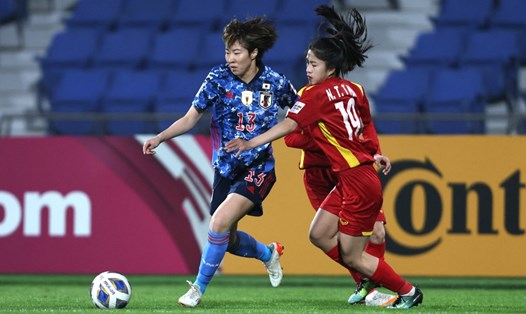Tuyển nữ Nhật Bản đang là đội ghi nhiều bàn thắng nhất vào lưới tuyển nữ Việt Nam. Ảnh: AFC