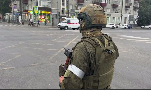 Nga đang siết chặt an ninh ở Mátxcơva và Rostov. Ảnh chụp màn hình