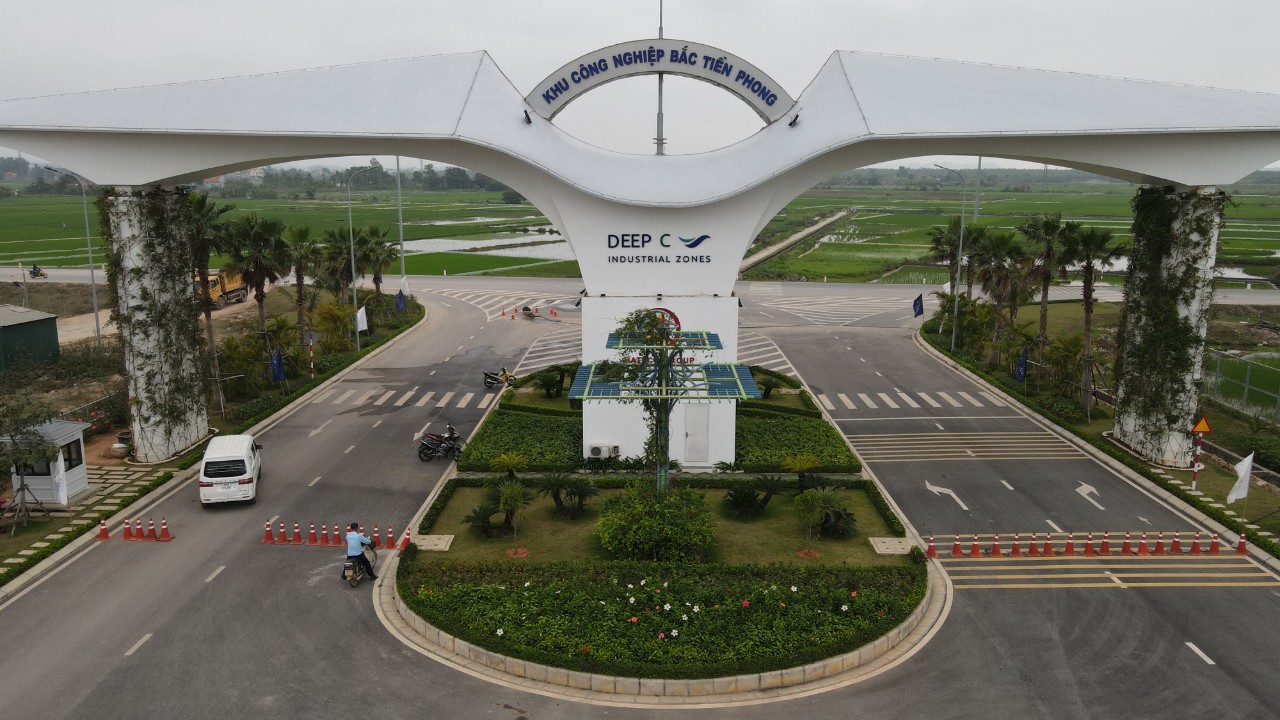 KCN Bắc Tiền Phong, thị xã Quảng Yên, tỉnh Quảng Ninh. Ảnh: Nguyễn Hùng