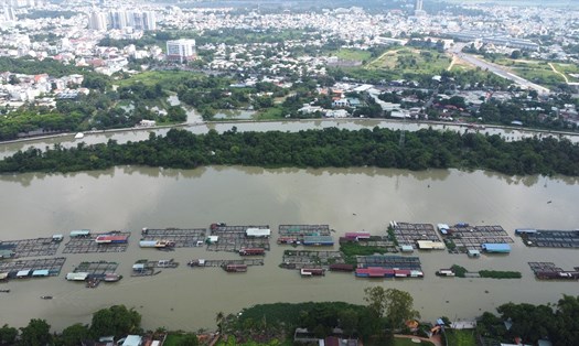 Vị trí xây dựng cầu Thống Nhất ở TP Biên Hoà, Đồng Nai. Ảnh: Hà Anh Chiến