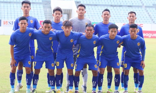 Đội bóng đá trẻ Quảng Nam tham dự giải hạng Nhì Quốc gia 2023. Ảnh: Nguyễn Định