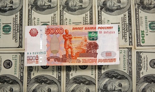 Khoảng một nửa dự trữ ngoại hối của Nga ở nước ngoài đã bị các ngân hàng trung ương phương Tây đóng băng. Ảnh: Reuters