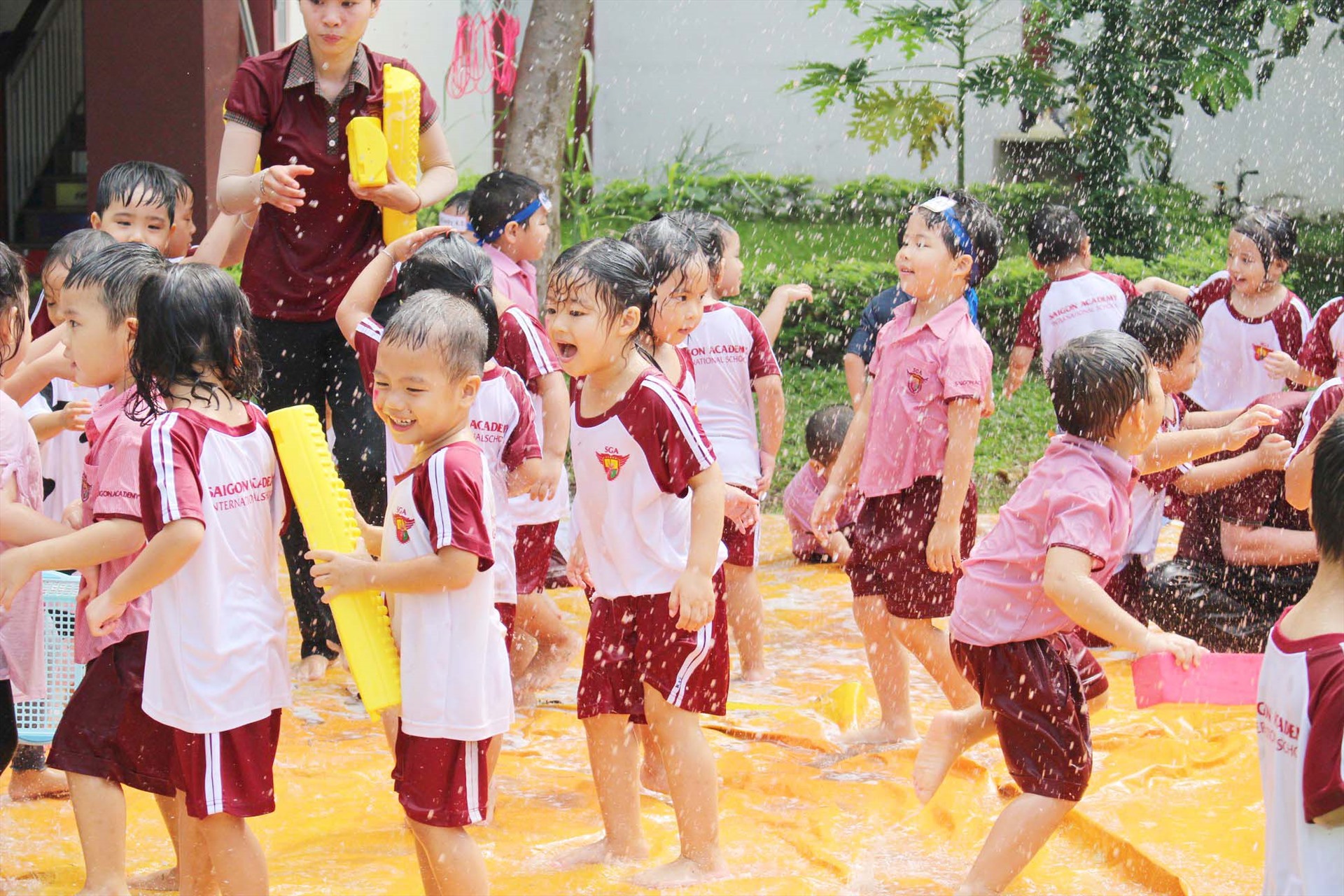 Chương trình Hè “Colors of Childhood” tạo nên một tuổi thơ đầy sắc màu cho mỗi “công dân thời đại” SGA. Ảnh: Saigon Academy