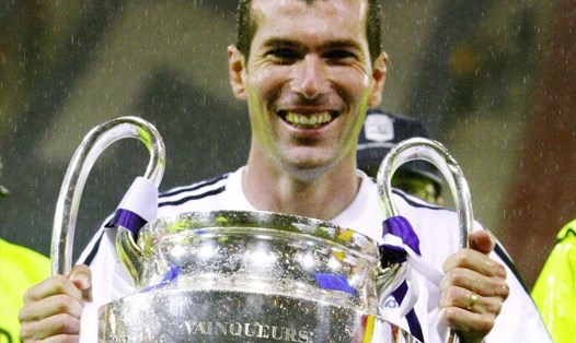Zidane và danh hiệu vô địch Champions League khi còn là cầu thủ. Ảnh: UEFA