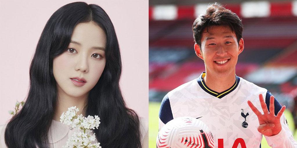 Jisoo từng vướng tin đồn hẹn hò với ngôi sao sân cỏ Son Heung Min. Ảnh: Instagram
