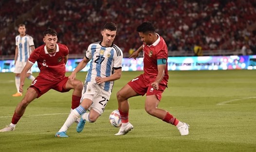 Sự có mặt của tuyển Argentina đã tạo nhiều hiệu ứng cho bóng đá Indonesia. Ảnh: CNN Indonesia
