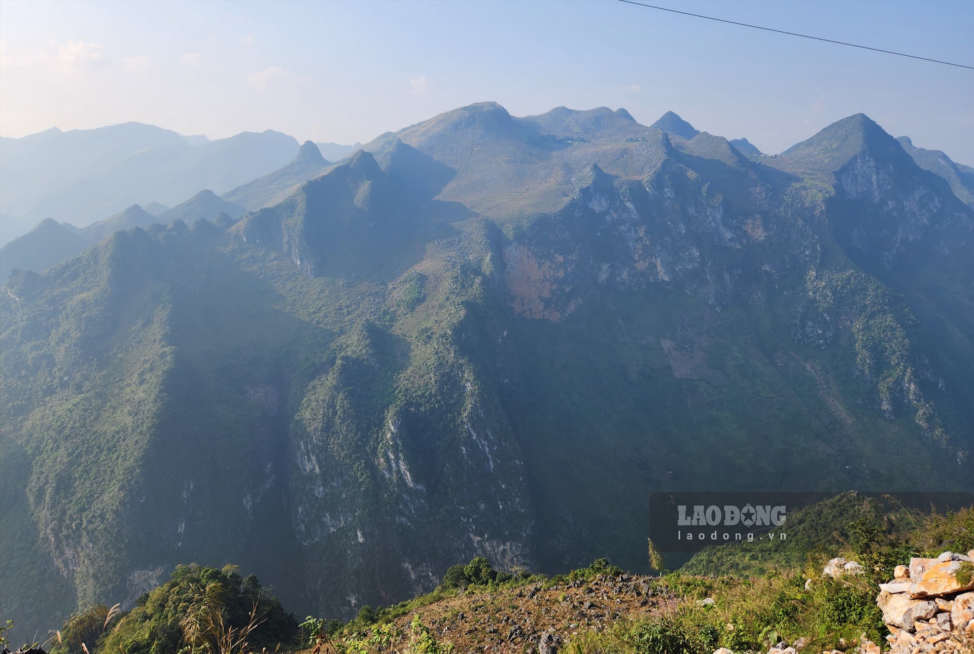 Phần lớn diện tích tỉnh Cao Bằng là núi đá.