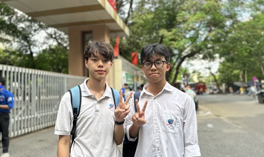 Thí sinh Hà Nội tham dự kì thi tốt nghiệp THPT năm 2023. Ảnh: Thiều Trang
